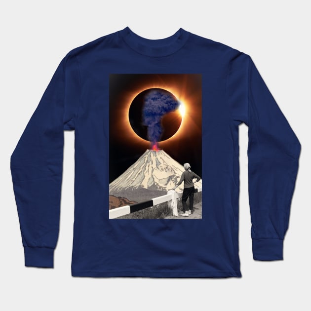 Ring Of Fire... Long Sleeve T-Shirt by montagealabira